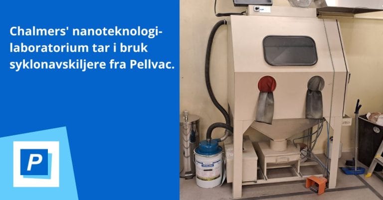 Syklonseparator for sandblåsing